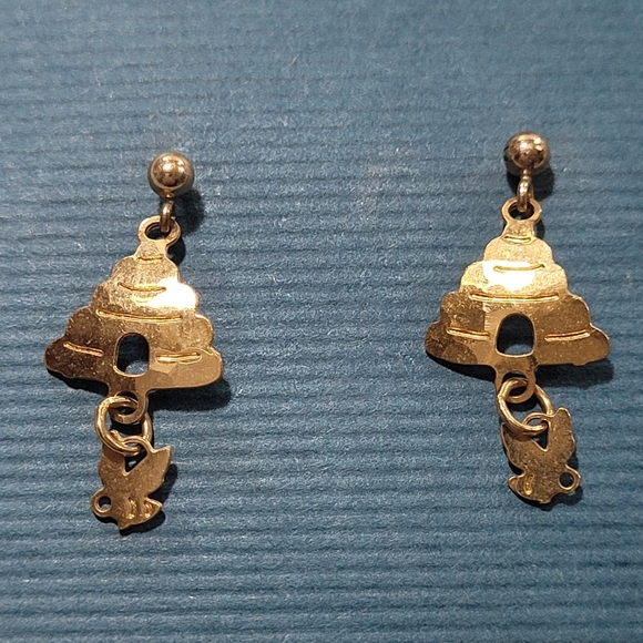 Wild Bryde Bee Nest Earrings. - Picture 7 of 7